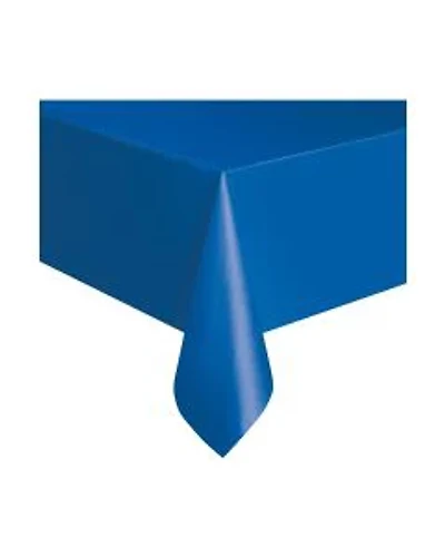 321 Party! Plastic Royal Blue Tablecloths, 108x54 in, 3 ct