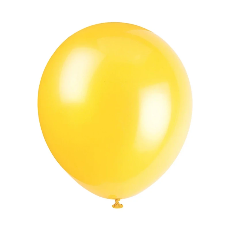 321 Party! Latex Yellow Balloons, 9 in, 20 ct