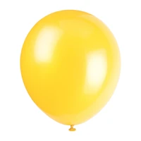 321 Party! Latex Yellow Balloons, 20 ct, 9 in