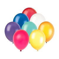 321 Party! Latex Balloons, 12 in, Assorted 72 ct