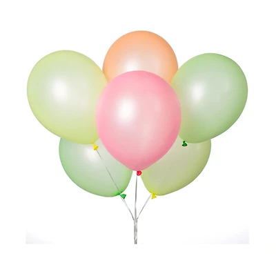 321 Party! Latex Neon Balloons, 12 in, 10 ct
