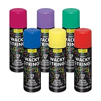 321 Party! Wacky String Spray, Assorted