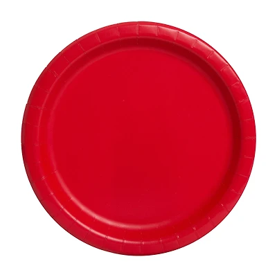 321 Party! Red Party Plates, 7 in, 16 ct