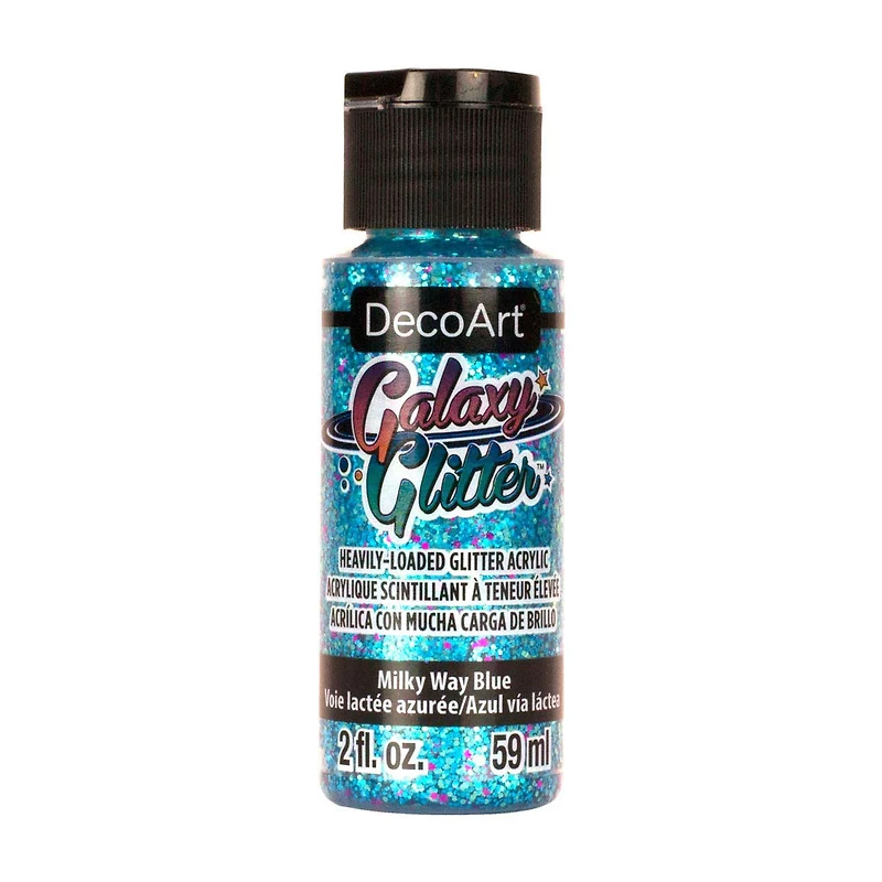 Galaxy Glitters Paint, 2 oz. Milky Way Blue