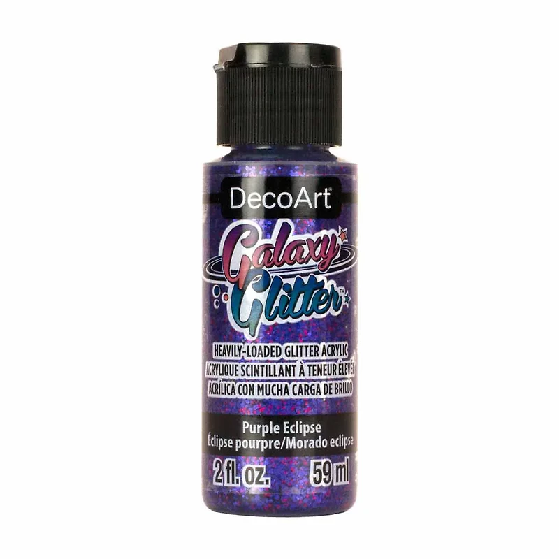 Galaxy Glitters Paint, 2 oz. Purple Eclipse