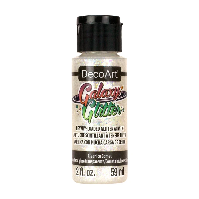 Galaxy Glitters Paint, 2 oz. Clear Ice Comet