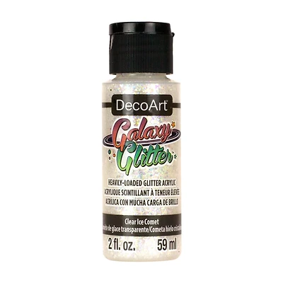 Galaxy Glitters Paint, 2 oz. Clear Ice Comet