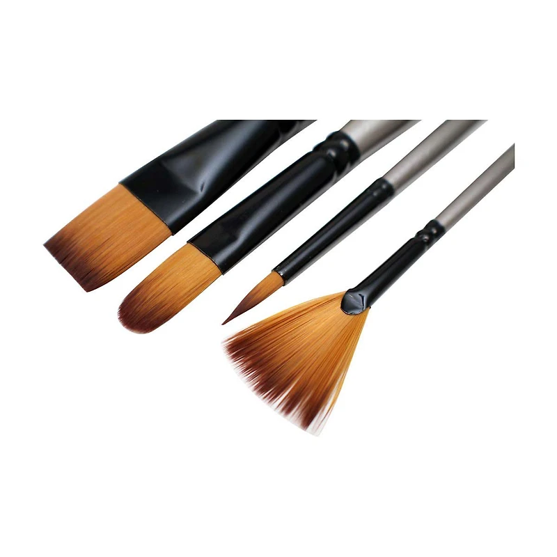 Mont Marte Gallery Series Brush Set Acrylic, 4 Pieces