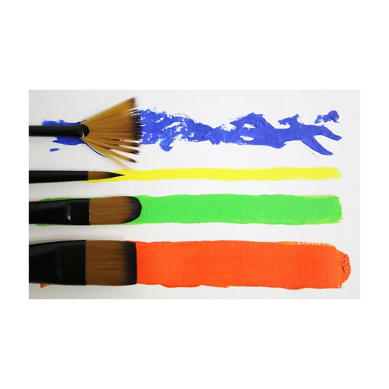 Mont Marte Gallery Series Brush Set Acrylic, 4 Pieces