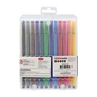 Mont Marte Fine Tip Marker Tri Grip in Case, 12 Pieces