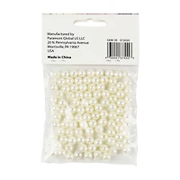 Make Shoppe Kids Craft White Plastic Pearls, 0.78oz