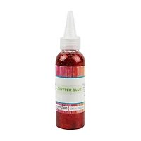Make Shoppe Glitter Glue Bottle, Red, 3.38oz
