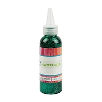 Make Shoppe Glitter Glue Bottle, Green, 3.38oz