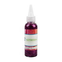 Make Shoppe Glitter Glue Bottle, Purple, 3.38oz