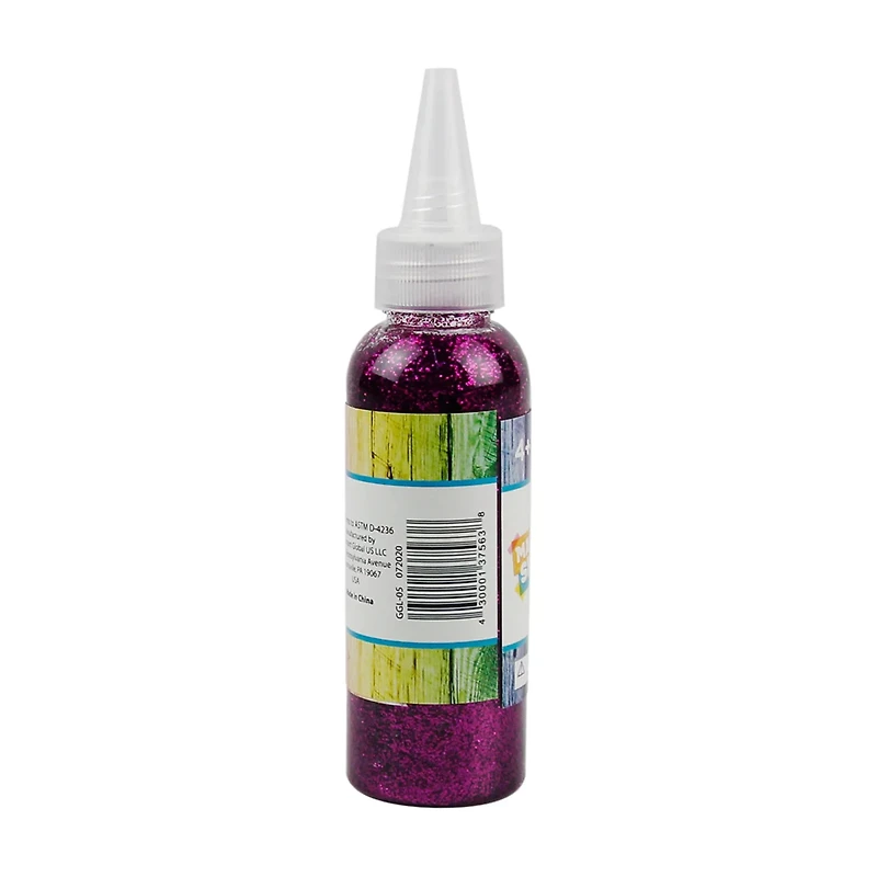 Make Shoppe Glitter Glue Bottle, Purple, 3.38oz