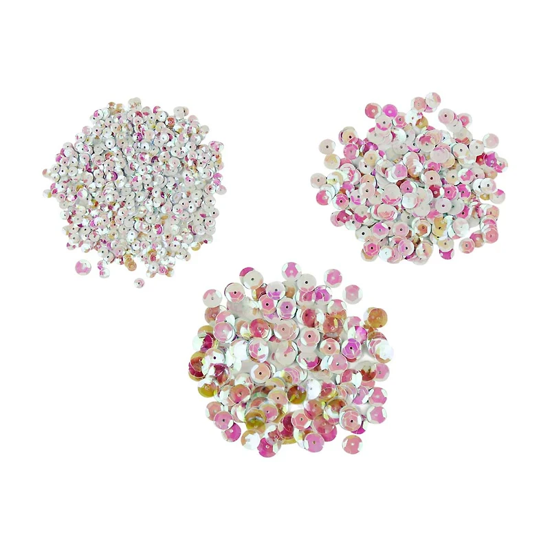 Make Shoppe Sequin, White, 0.7oz