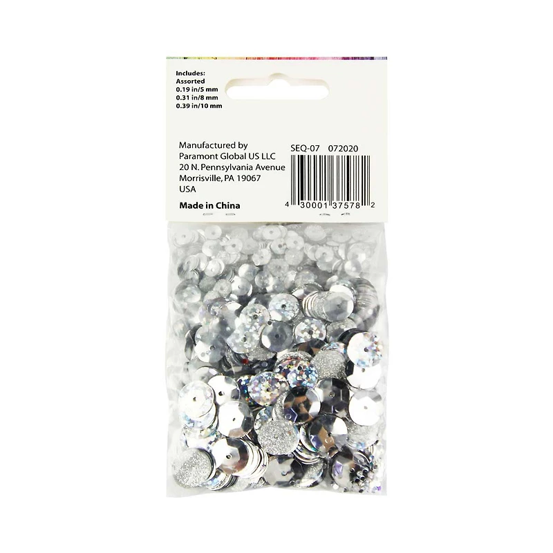 Make Shoppe Sequin, Silver, 0.7oz