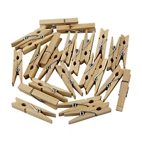 Make Shoppe Wood Clothespins 1.77'', Natural, 24 Count