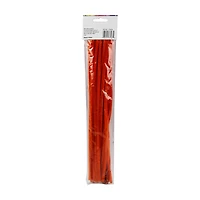 Make Shoppe Tinsel & Regular Chenille Stem, Orange, 35 Count, 6Mm X 12Inch