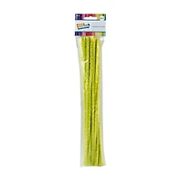 Make Shoppe Tinsel & Regular Chenille Stem, Yellow, 35 Count, 6Mm X 12Inch