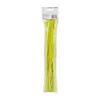 Make Shoppe Tinsel & Regular Chenille Stem, Yellow, 35 Count, 6Mm X 12Inch