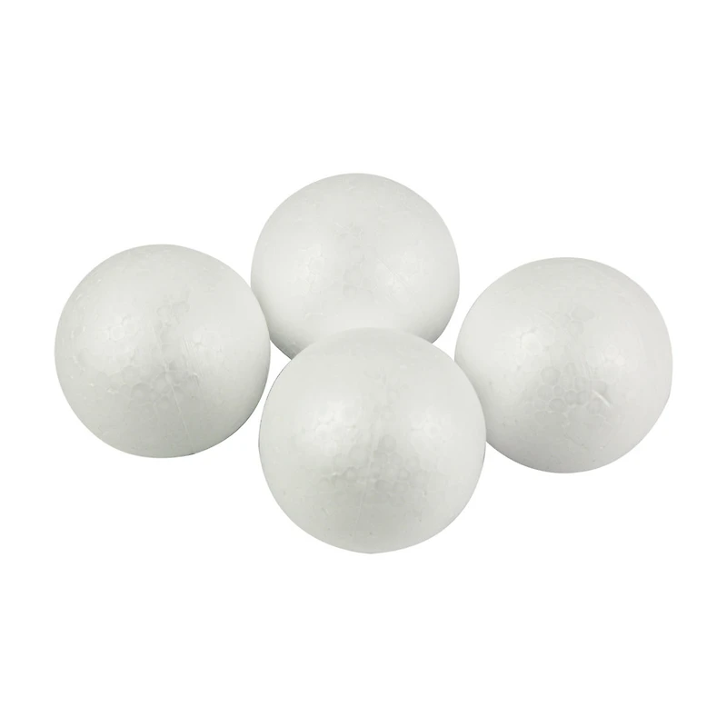 Make Shoppe Poly Foam Ball 2.3In, 4 Count