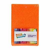 Make Shoppe Glitter Adhesive Foam Sheet, 6X9 Inch, 5 Count