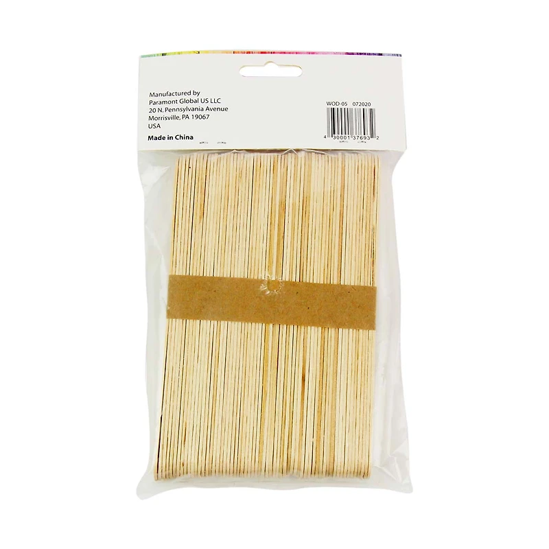Make Shoppe Jumbo Craft Sticks, Natural 60 Count, 0.78 X 5.9 In