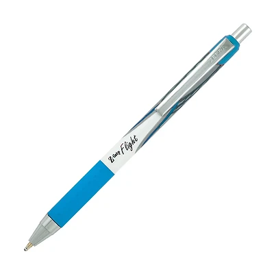 Zebra Z-Grip Flight Retractable Ballpoint 1.2 mm, Light Blue