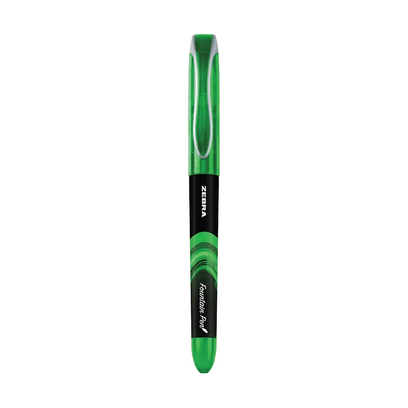 Zebra Fountain Pen, 0.6mm Fine Point, Green