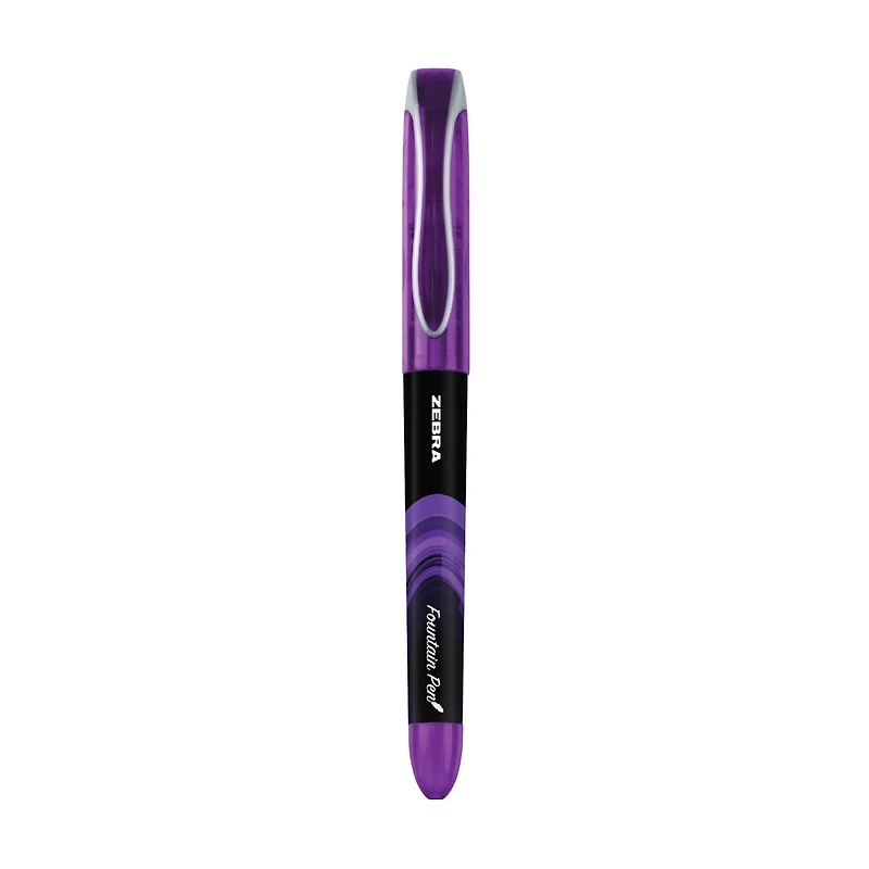 Zebra Fountain Pen, 0.6mm Fine Point, Purple