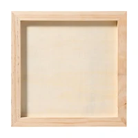 Plaid Unpainted Wood Canvas Panel, 10" x 10"
