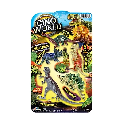 Dino World Collectibles Variety Pack, 5 Piece