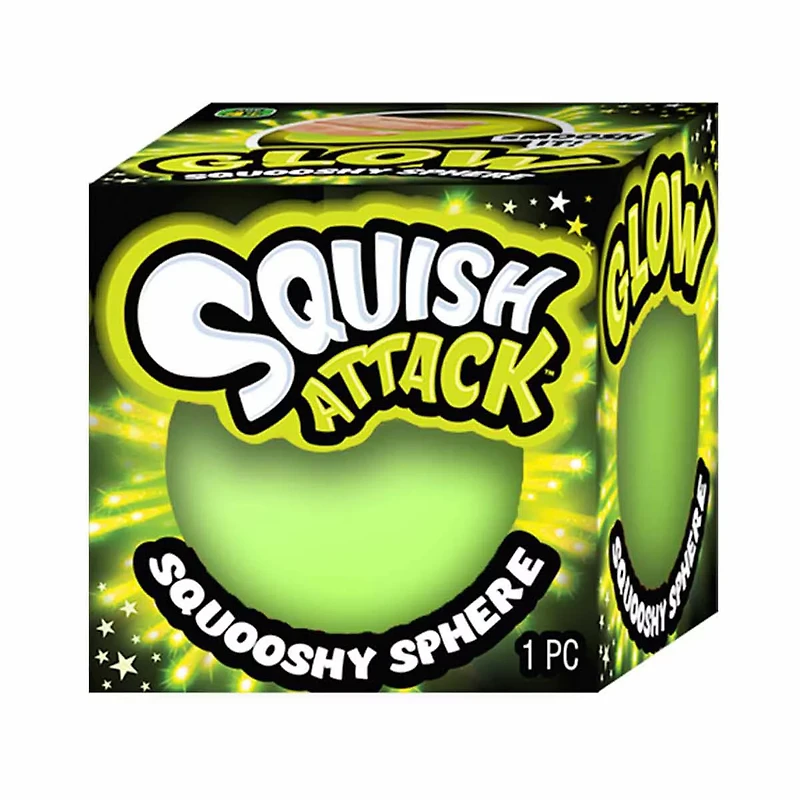 Squish Attack Glow Squooshy Sphere