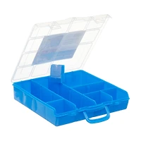 Utility and Craft Storage Box with Adjustable Dividers