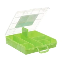 Utility and Craft Storage Box with Adjustable Dividers