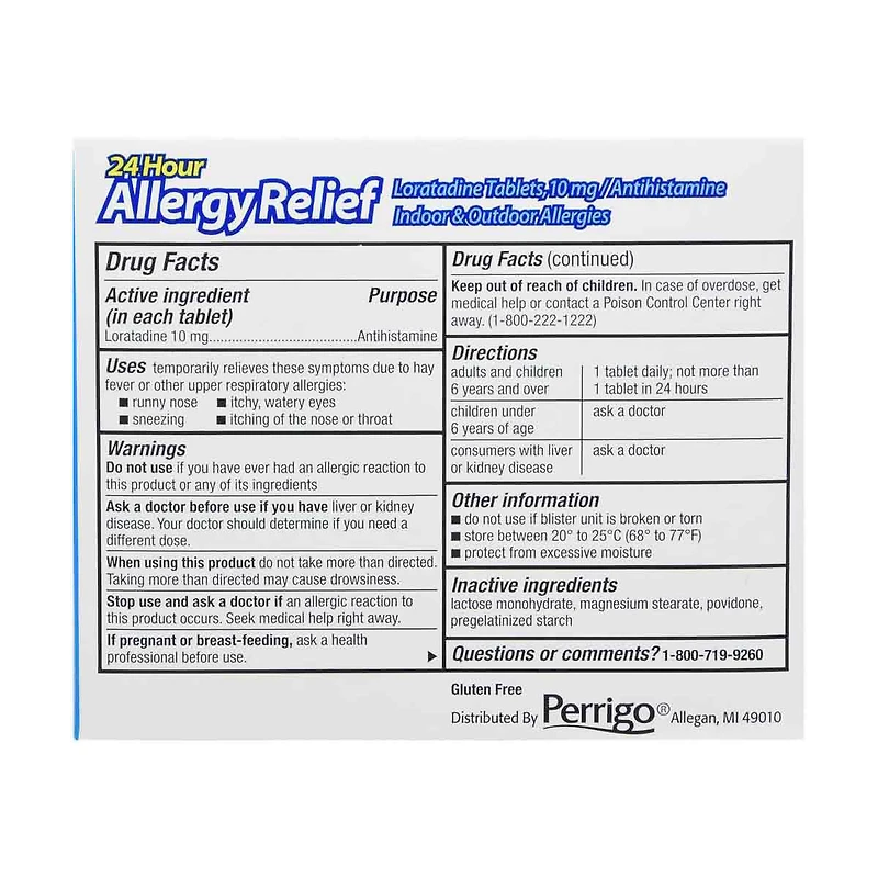 GoodSense Allergy Relief Loratadine Tablets, 10 Count