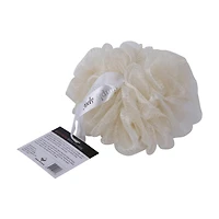 Simply Spa Silky Mesh Bath Sponge, Beige