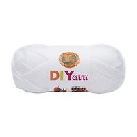 Lion Brand Yarn- DIYarn White 205-100