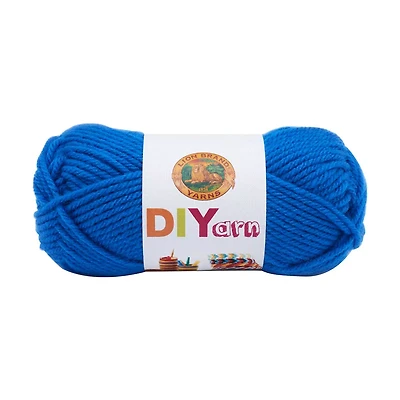 Lion Brand Yarn- DIYarn Royal Blue 205-109P