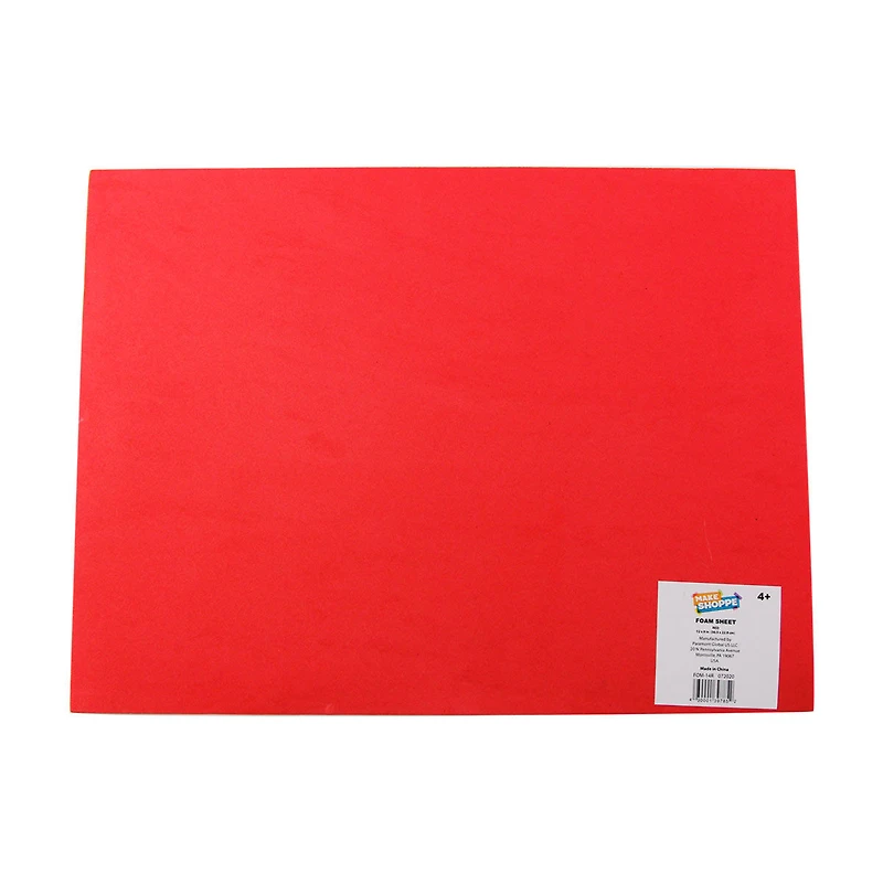 Make Shoppe Foam Sheet, 12 X 9 Inch