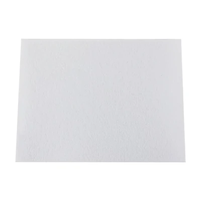 Make Shoppe Felt Sheet, 12 x 9 Inch, White