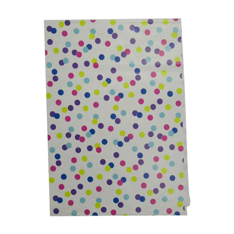 321 Party! Polka Dots Gift Wrapping Paper Roll, Assorted