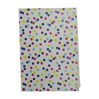 321 Party! Polka Dots Gift Wrapping Paper Roll, Assorted