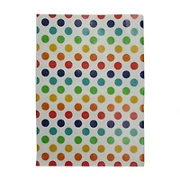 321 Party! Polka Dots Gift Wrapping Paper Roll, Assorted