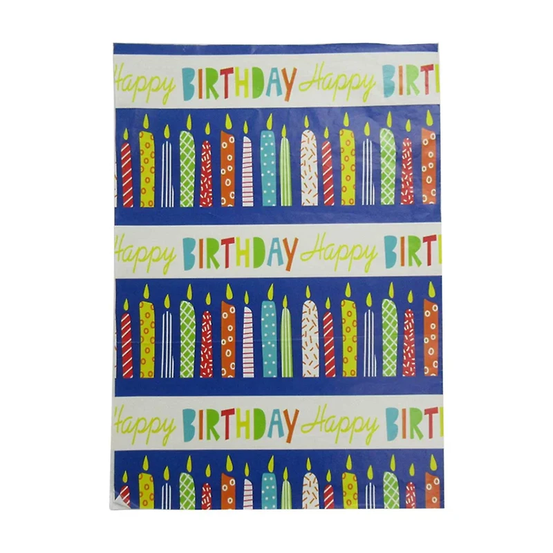 321 Party! Gift Wrapping Paper Roll for Birthday, Assorted