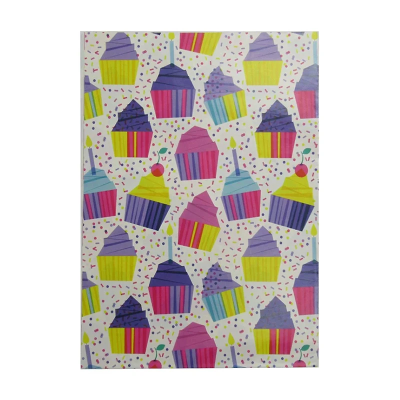 321 Party! Gift Wrapping Paper Roll for Birthday, Assorted