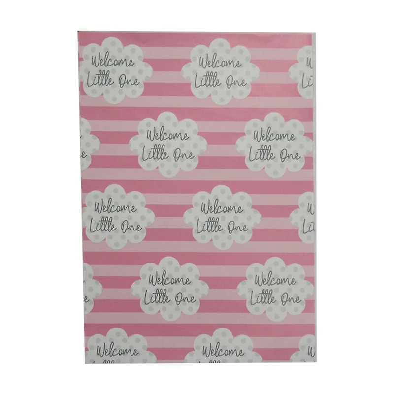 321 Party! Baby Gift Wrapping Paper Roll, Assorted