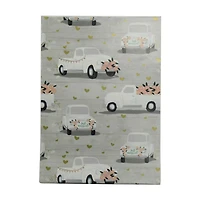 321 Party! Metallic Gift Wrapping Paper Roll, Assorted