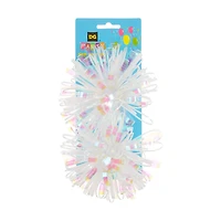 321 Party! Pom Pom Bow Tinsel Assorted, 2 Count